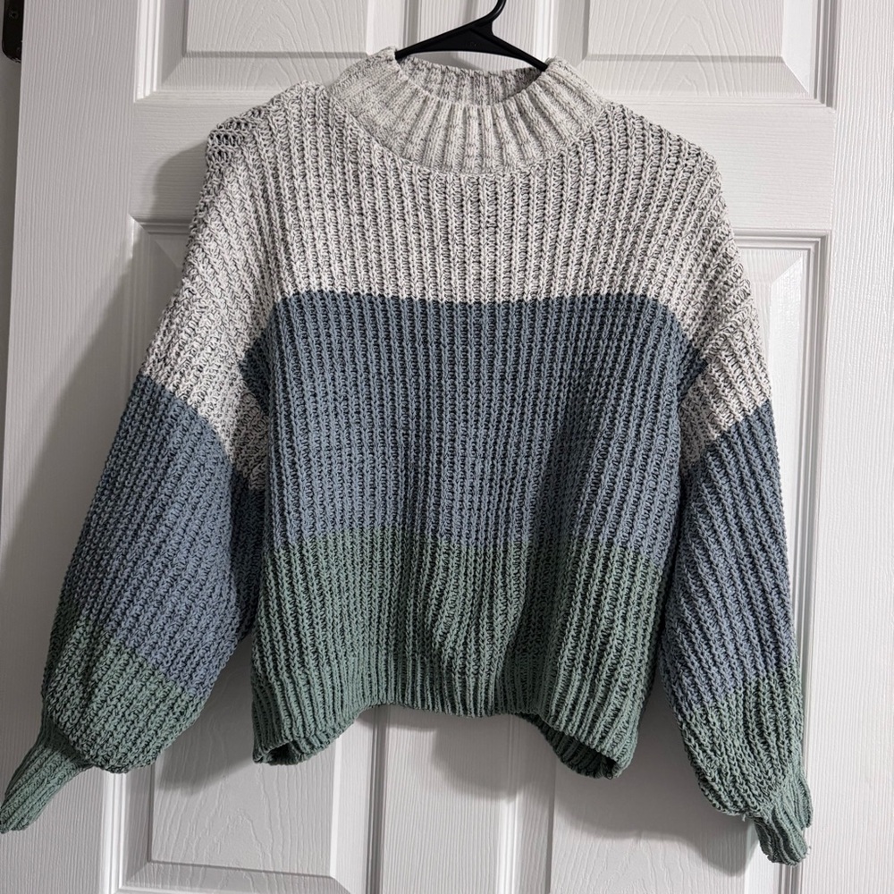 Colorblock Knit Sweater